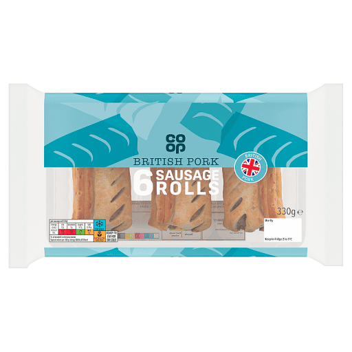 Co-op 6 Sausage Rolls 330g