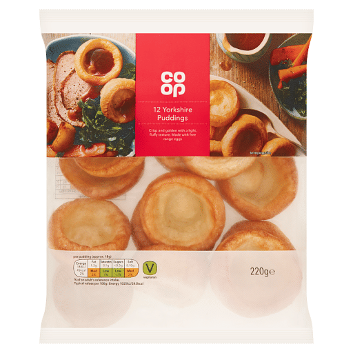Co-op 12 Yorkshire Puddings 220g