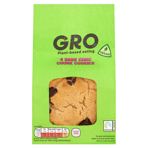 Gro 4 Dark Choc Chunk Cookies