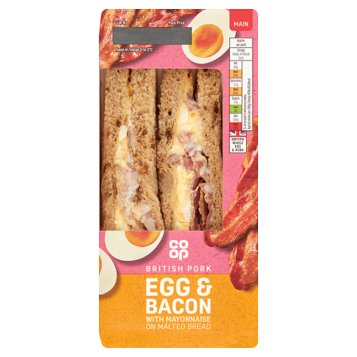 Co-op Egg u0026 Bacon Sandwich