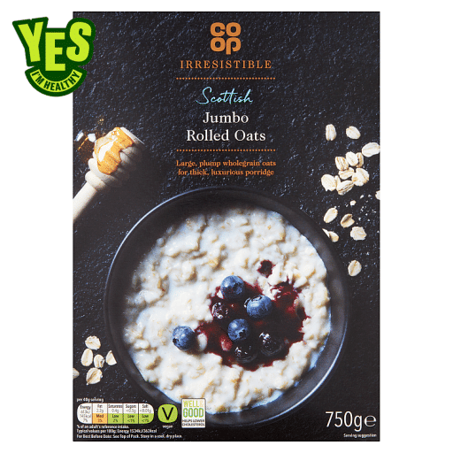 Co-op Irresistible Scottish Jumbo Rolled Oats 750g
