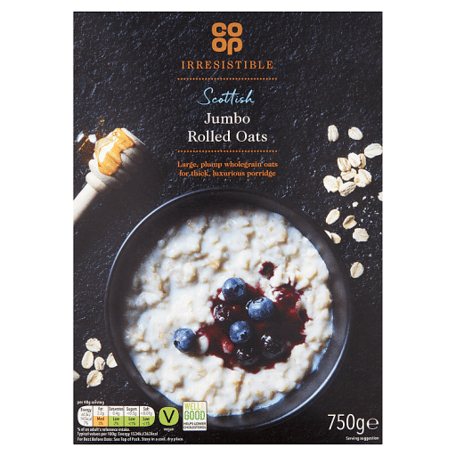 Co-op Irresistible Scottish Jumbo Rolled Oats 750g