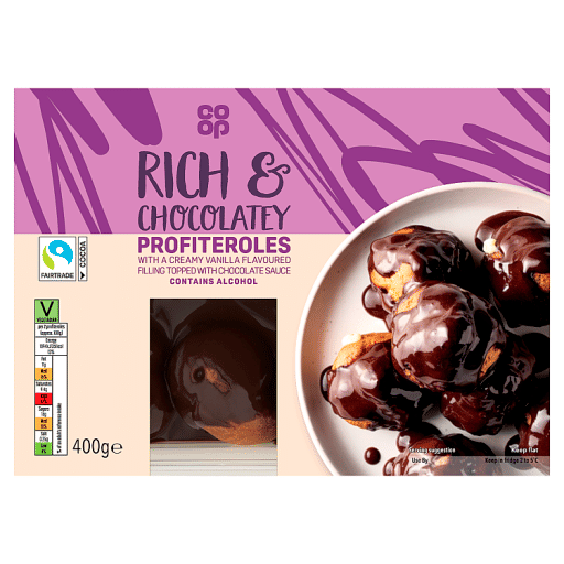 Co-op Rich & Chocolatey Profiteroles 400g