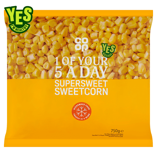 Co-op Supersweet Sweetcorn 750g