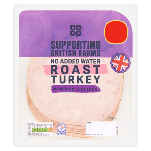 Co-op Supporting British Farms Roast Turkey 120g