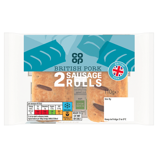 Co-op 2 Sausage Rolls 110g
