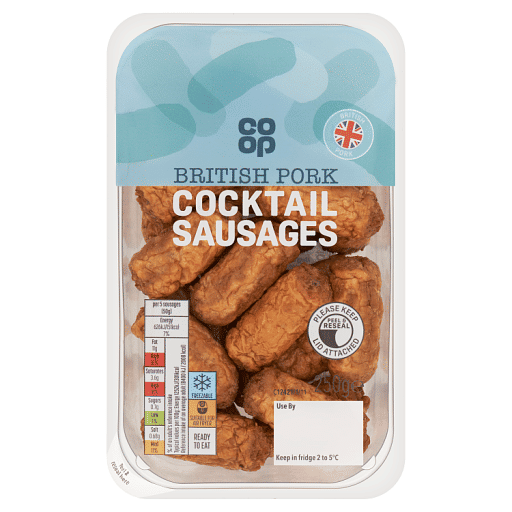 Co-op Pork Cocktail Sausages 250g
