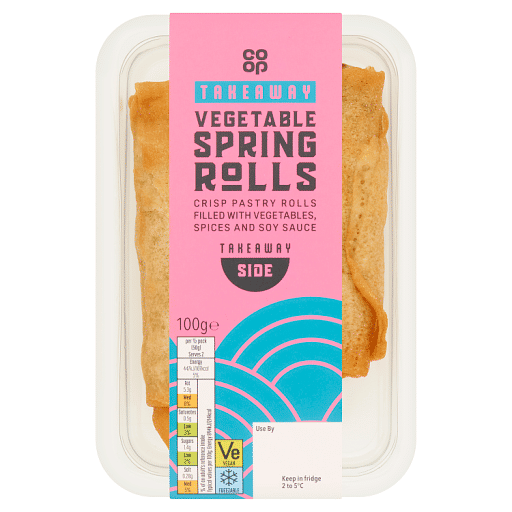 Co-op Vegetable Spring Rolls 100g