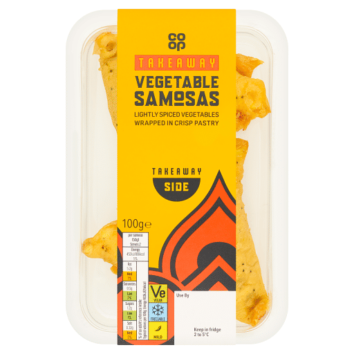 Co-op Vegetable Samosas 100g