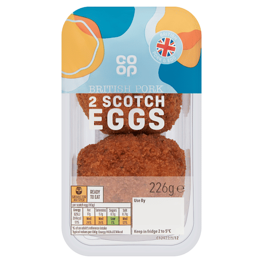 Co-op 2 Scotch Eggs 226g