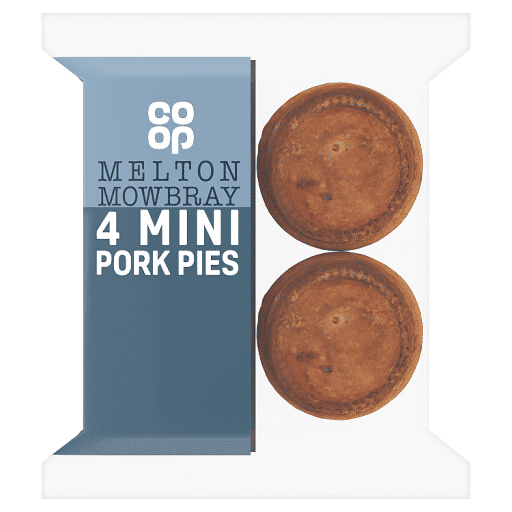 Co-op 4 Melton Mowbray Mini Pork Pies 200g