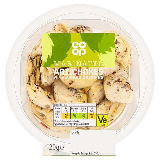 Co-op Marinated Artichokes with a Herb Dressing 120g