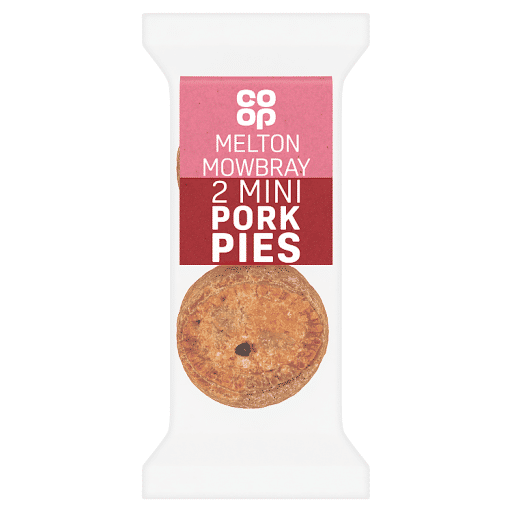 Co-op 2 Melton Mowbray Mini Pork Pies 100g