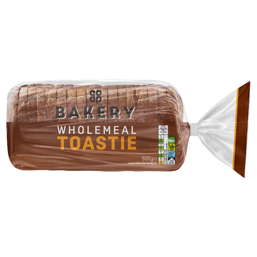 Co-op Bakery Wholemeal Toastie 800g