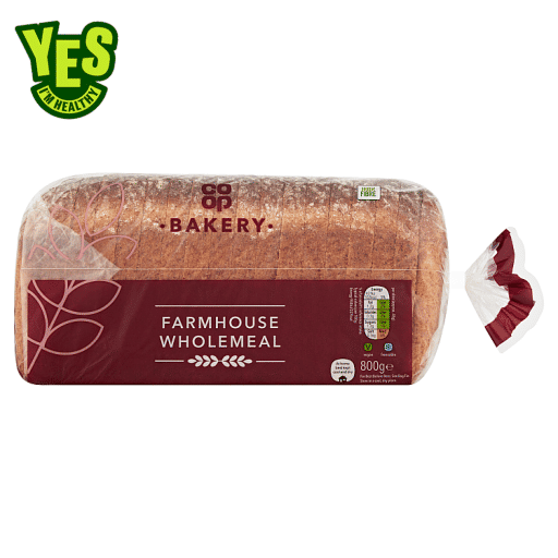 Co-op Bakery Farmhouse Wholemeal 800g