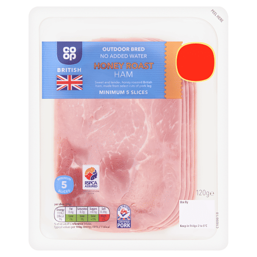 Co-op Outdoor Bred Honey Roast Ham 120g