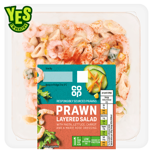 Co-op Prawn Layered Salad 300g