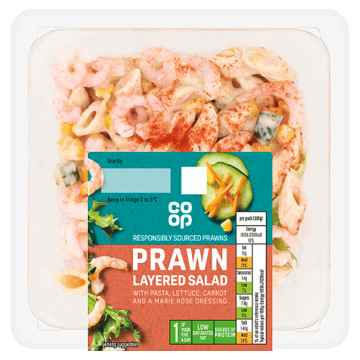 Co-op Prawn Layered Salad 300g