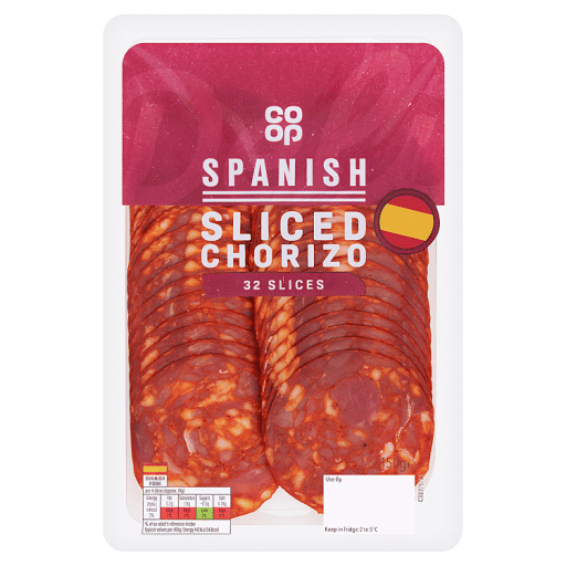 Co-op Spanish Sliced Chorizo 32 Slices 150g