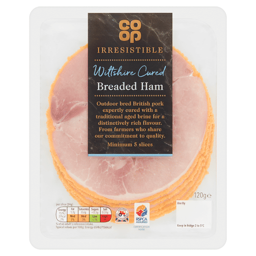 Co-op Irresistible Wiltshire Cured Breaded Ham 120g
