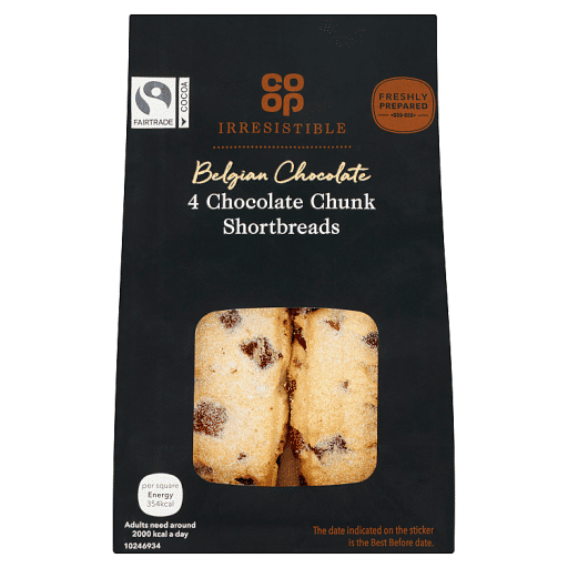 Co-op Irresistible Chocolate Chunk Shortbread