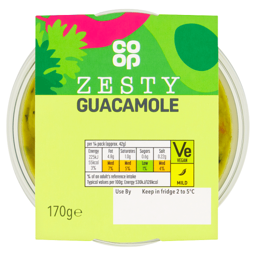 Co-op Zesty Guacamole 170g
