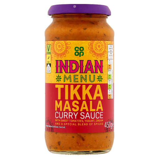 Co-op Indian Menu Tikka Masala Curry Sauce 450g