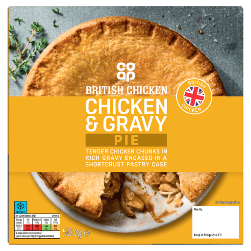 Co-op Chicken & Gravy Pie 500g