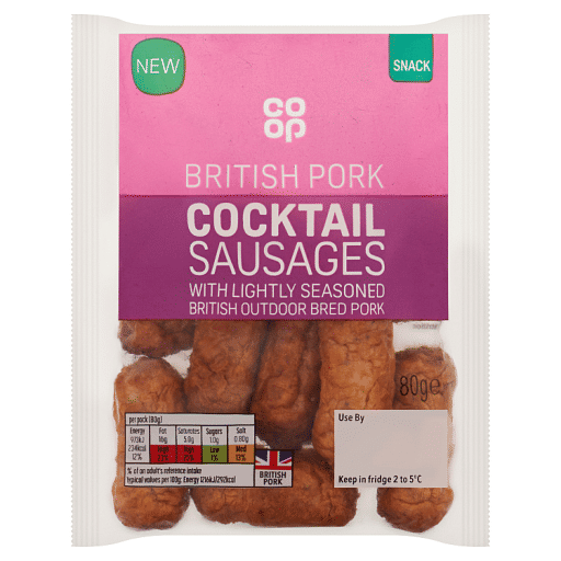 Co-op Cocktail Sausages 80g
