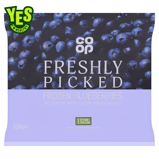 Co-op Freshly Picked Frozen Blueberries 300g