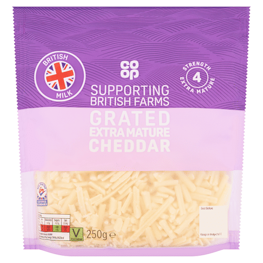 Co-op Grated Extra Mature Cheddar 250g