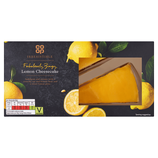 Co-op Irresistible Lemon Cheesecake 160g