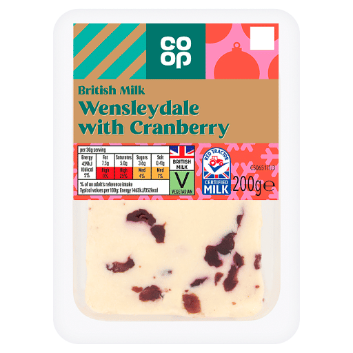 Co-op Wensleydale with Cranberry 200g