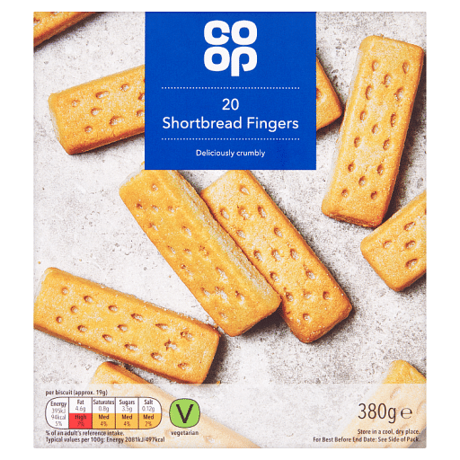 Co-op 20 Shortbread Fingers 380g
