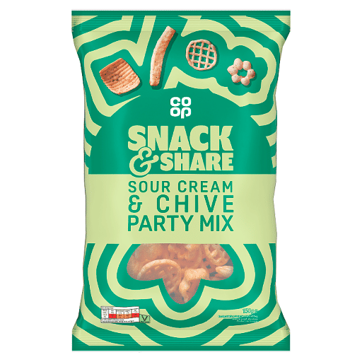 Co-op Sour Cream & Chive Party Mix 150g