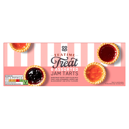 Co-op 6 Assorted Jam Tarts