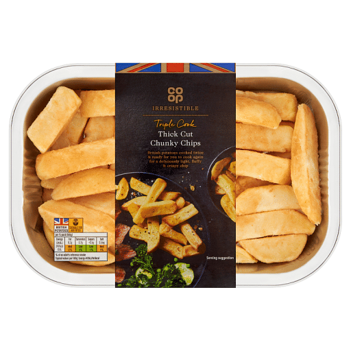 Co-op Irresistible Triple Cook Thick Cut Chunky Chips 360g