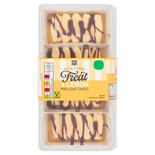 Co-op 4 Lemon Mini Loaf Cakes