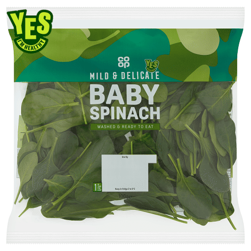 Co-op Baby Spinach 100g