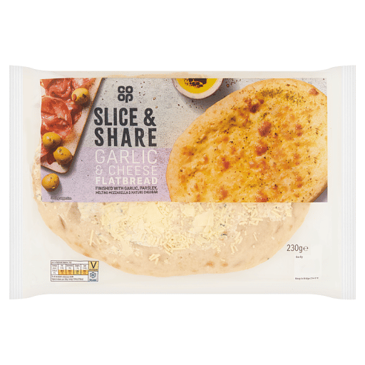 Co-op Garlic u0026 Cheese Flatbread 230g