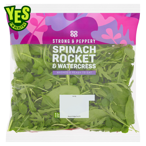 Co-op Spinach Rocket & Watercress 80g
