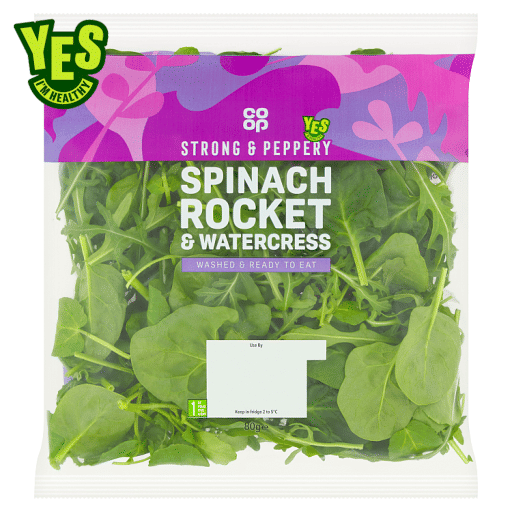 Co-op Spinach Rocket & Watercress 80g