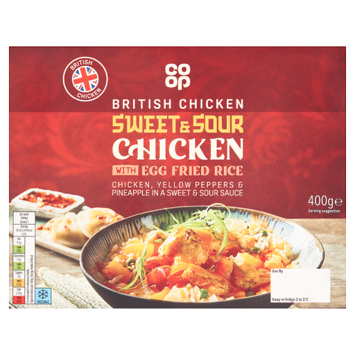 Co-op Sweet & Sour Chicken with Egg Fried Rice 400g