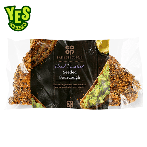 Co-op Irresistible Hand Finished Seeded Sourdough 500g