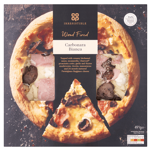 Co-op Irresistible Wood Fired Carbonara Bianca 491g