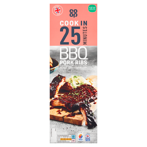 Co-op BBQ Pork Ribs 470g