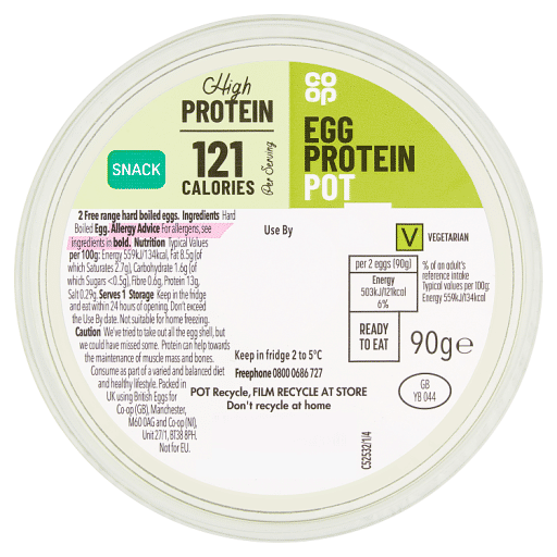 Co-op Egg Protein Pot 90g