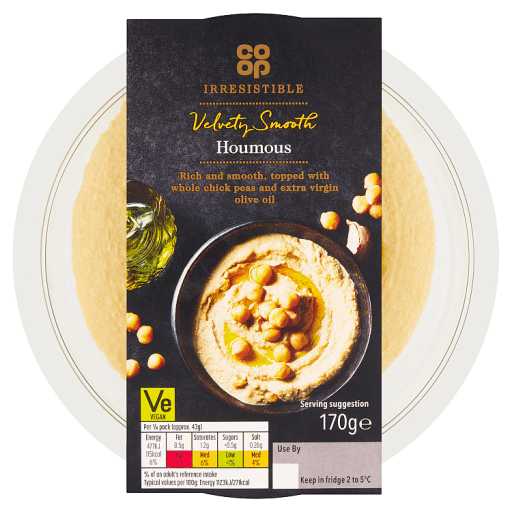 Co-op Irresistible Velvety Smooth Houmous 170g