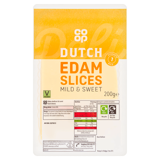 Co-op Dutch Edam Slices 200g