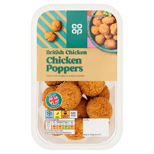 Co-op Chicken Poppers 170g